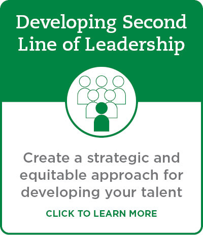 developing a second line of leadership