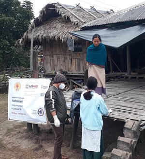 Door-to-door TB screening in East-Siang District