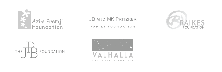 Individuals and Families philanthropy logo set